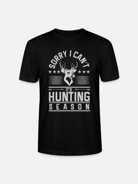 Jagen Jagdspruch & Jäger Geschenkidee - Stanley/Stella Unisex Bio-T-Shirt CRAFTER - Schwarz