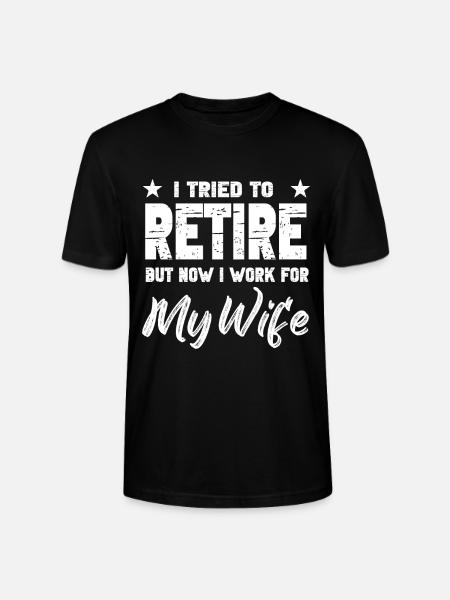 Rentner Sprüche & Geschenke Ruhestand - Stanley/Stella Unisex Bio-T-Shirt CRAFTER - Schwarz