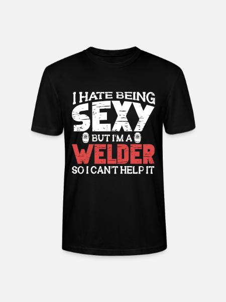 Schweißen Schweißer Spruch Schlosser - Stanley/Stella Unisex Bio-T-Shirt CRAFTER - Schwarz