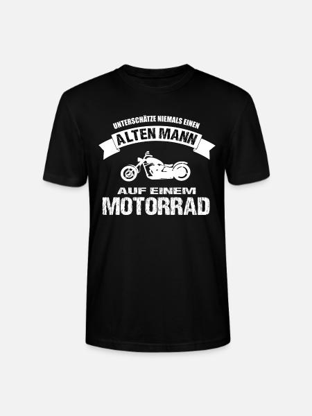 Motorrad - Stanley/Stella Unisex Bio-T-Shirt CRAFTER - Schwarz