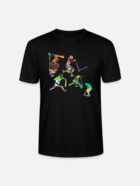 Stuntscooter,Trickscooter,tricks,stunt,e-scooter - Stanley/Stella Unisex Bio-T-Shirt CRAFTER - Schwarz