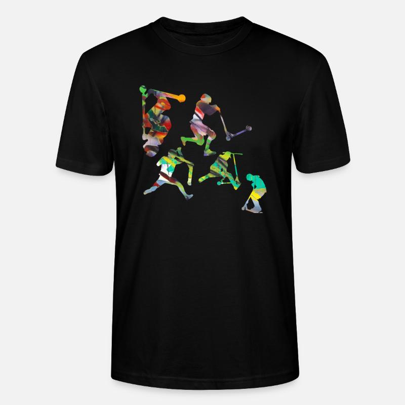 Stuntscooter,Trickscooter,tricks,stunt,e-scooter - Stanley/Stella Unisex Bio-T-Shirt CRAFTER - Schwarz