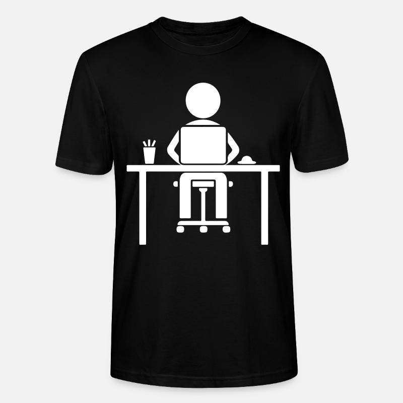 Arbeiter Computer Job - Stanley/Stella Unisex Bio-T-Shirt CRAFTER - Schwarz