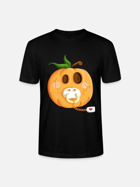Baby Pumpkin Belly I Pregnancy I Gift - Stanley/Stella CRAFTER Unisex Organic T-Shirt - black