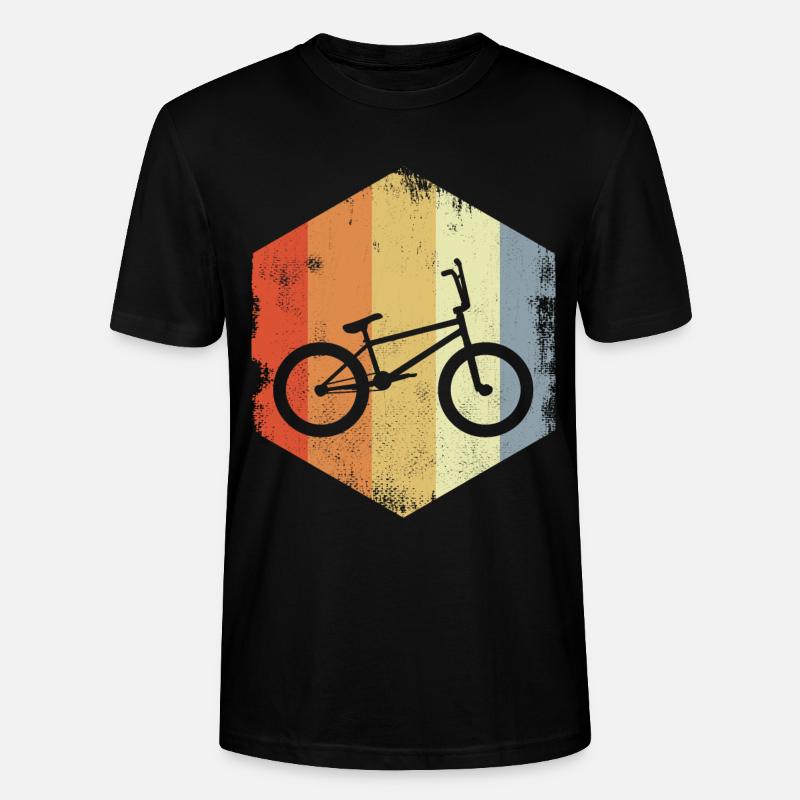 Retro BMX - Stanley/Stella Unisex Bio-T-Shirt CRAFTER - Schwarz