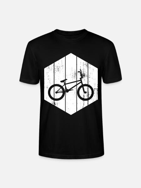 BMX Wheel Sketch - Stanley/Stella CRAFTER Unisex Organic T-Shirt - black