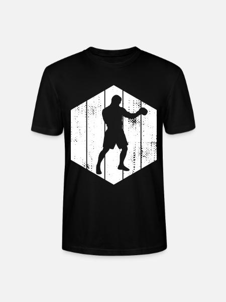 Boxer Sketch - Stanley/Stella CRAFTER Unisex Organic T-Shirt - black