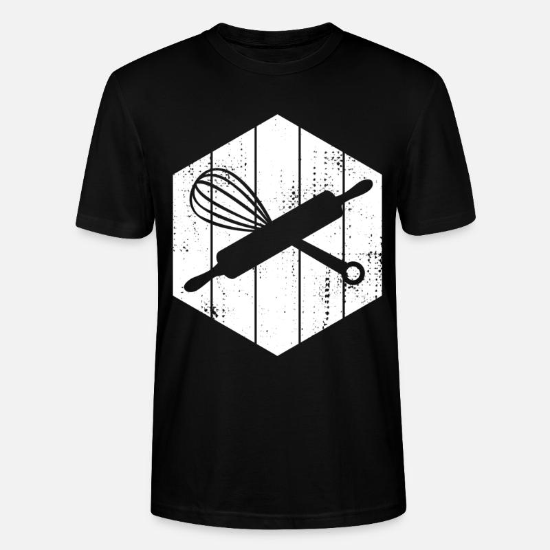 Pasta Roll Hand Mixer - Stanley/Stella CRAFTER Unisex Organic T-Shirt - black