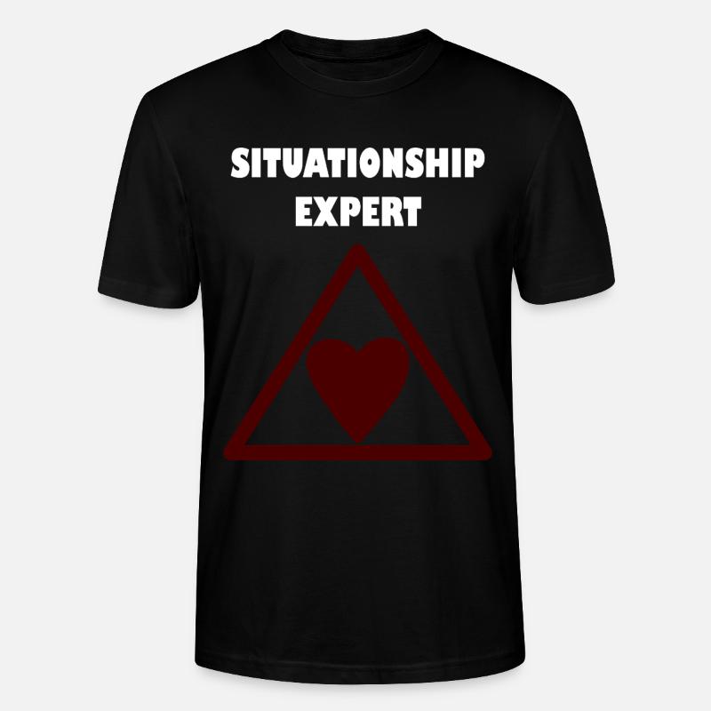 Expert en relations dans le triangle - T-shirt bio CRAFTER Stanley Stella Unisexe - noir
