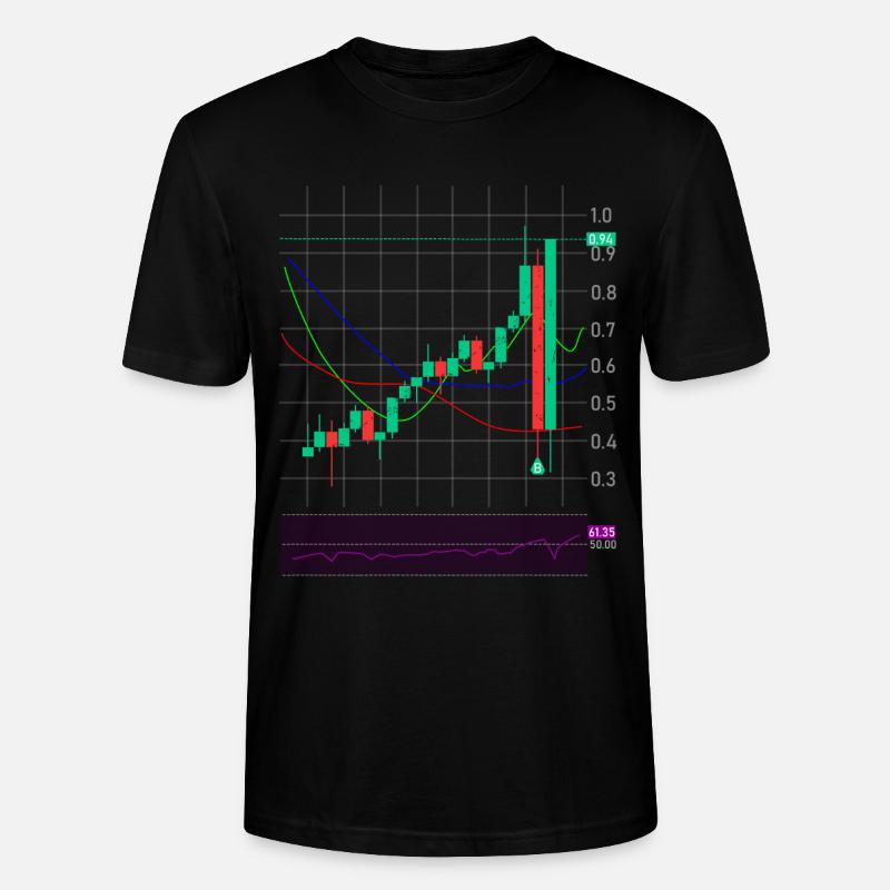 Trading Börse Krypto Aktien - Stanley/Stella Unisex Bio-T-Shirt CRAFTER - Schwarz