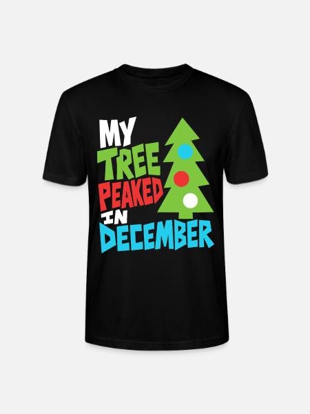 Weihnachtsbaum hatte im Dezember Hochsaison - Stanley/Stella Unisex Bio-T-Shirt CRAFTER - Schwarz