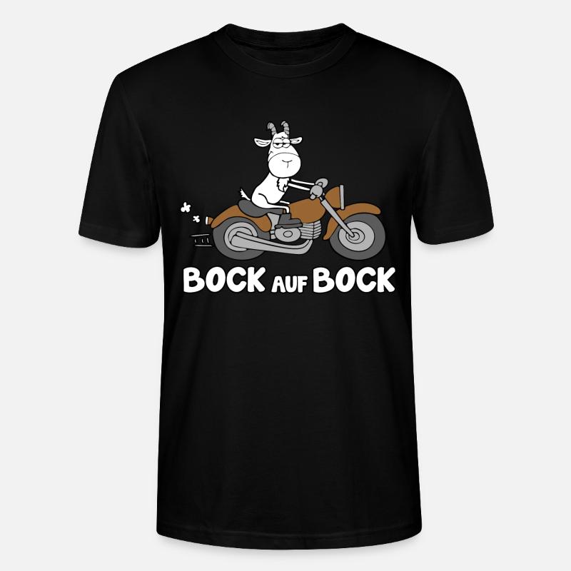 Bock auf Bock - Stanley/Stella Unisex Bio-T-Shirt CRAFTER - Schwarz