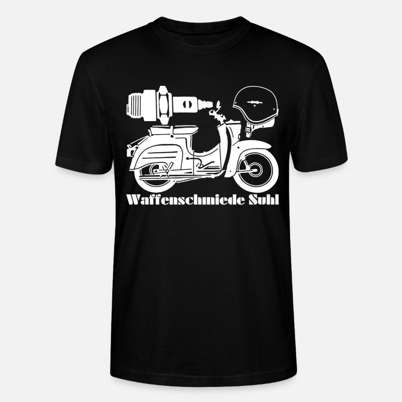 Simson Schwalbe KR51 Waff - Stanley/Stella Unisex Bio-T-Shirt CRAFTER - Schwarz