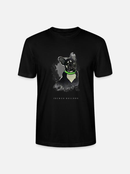 bouledogue français - T-shirt bio CRAFTER Stanley Stella Unisexe - noir
