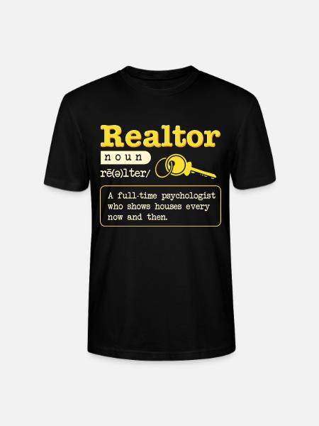 Définition de Agent immobilier - T-shirt bio CRAFTER Stanley Stella Unisexe - noir