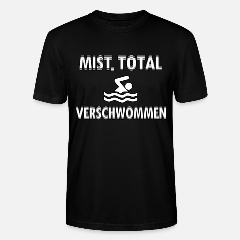 Total verschwommen - Stanley/Stella Unisex Bio-T-Shirt CRAFTER - Schwarz