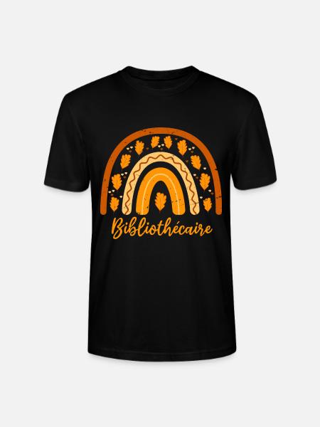 Voted best librarian| Librarian - Stanley/Stella CRAFTER Unisex Organic T-Shirt - black