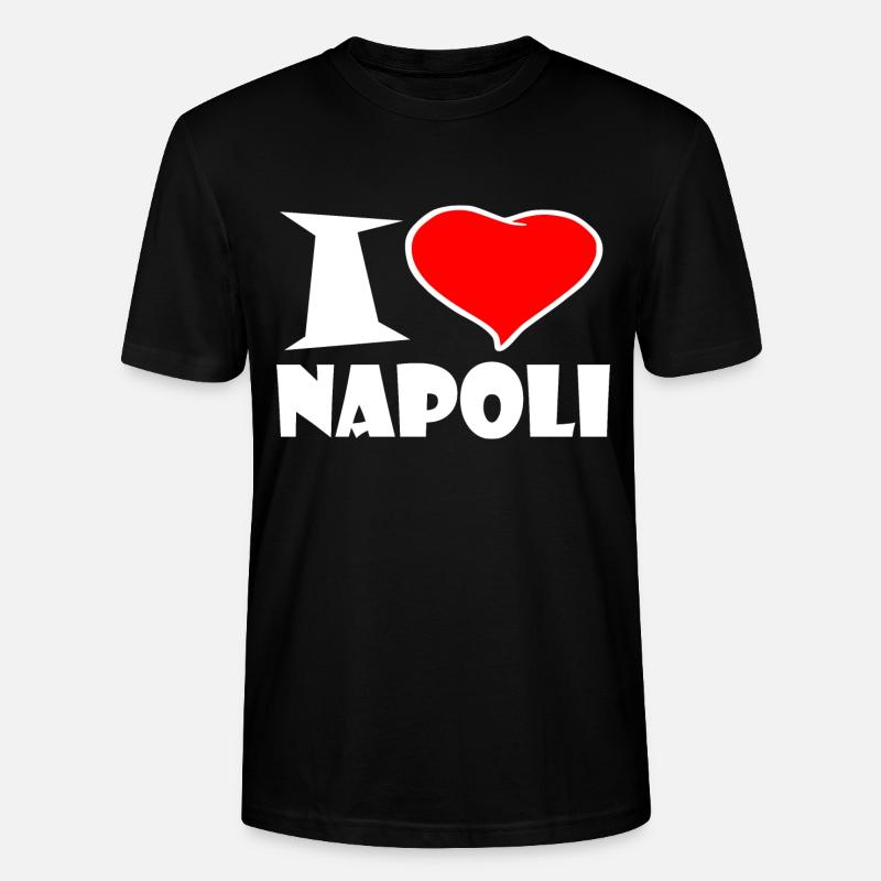 Napoli - T-shirt bio CRAFTER Stanley Stella Unisexe - noir