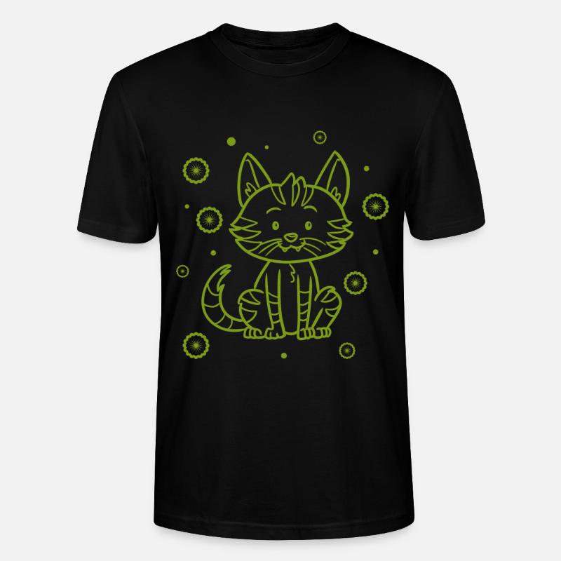 Bébé chat - T-shirt bio CRAFTER Stanley Stella Unisexe - noir