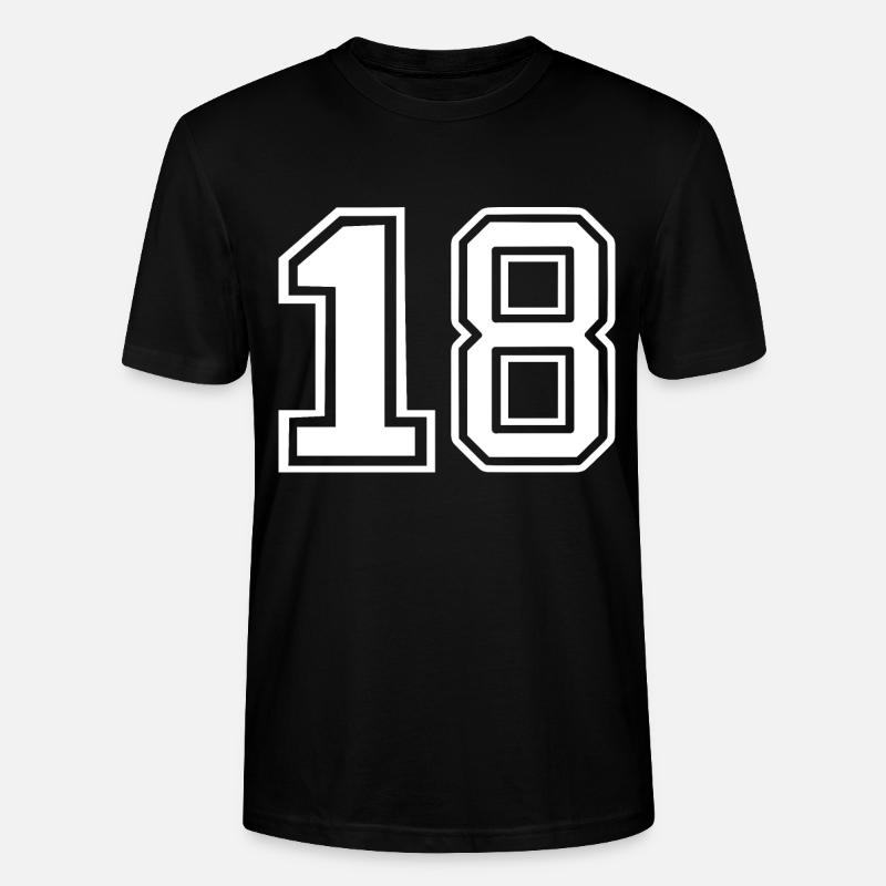 18 - Stanley/Stella Unisex Bio-T-Shirt CRAFTER - Schwarz