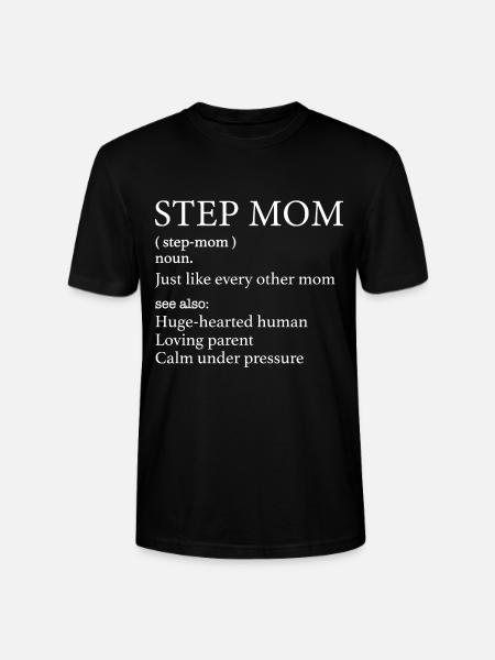 Stepmother Definition - Stepmother Meaning - Stanley/Stella CRAFTER Unisex Organic T-Shirt - black