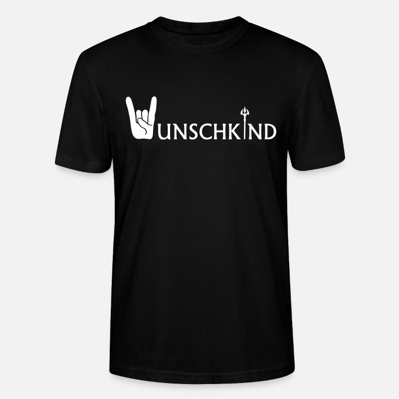 Wunschkind - Stanley/Stella Unisex Bio-T-Shirt CRAFTER - Schwarz