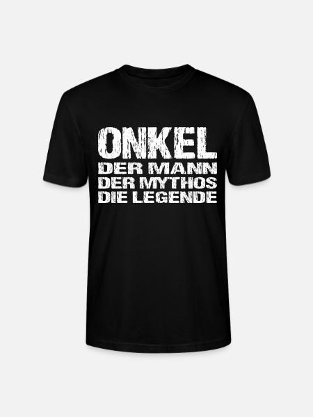 Onkel - Stanley/Stella Unisex Bio-T-Shirt CRAFTER - Schwarz