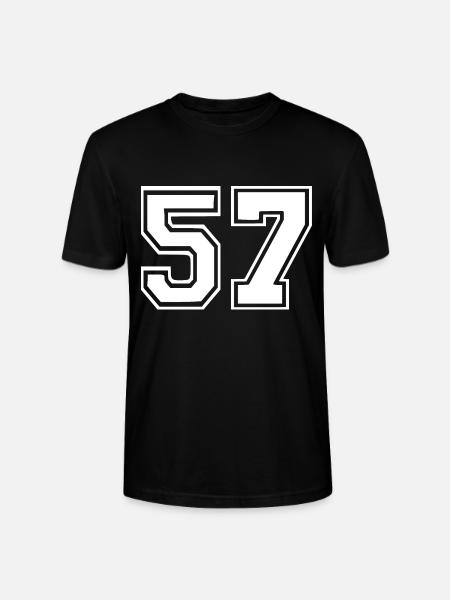 57 - Stanley/Stella Unisex Bio-T-Shirt CRAFTER - Schwarz