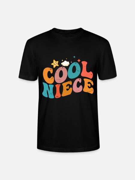 Niece | Nephew | Uncle | Aunt - Stanley/Stella CRAFTER Unisex Organic T-Shirt - black