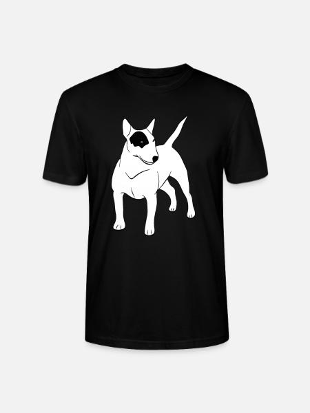 Bullterrier - Stanley/Stella Unisex Bio-T-Shirt CRAFTER - Schwarz