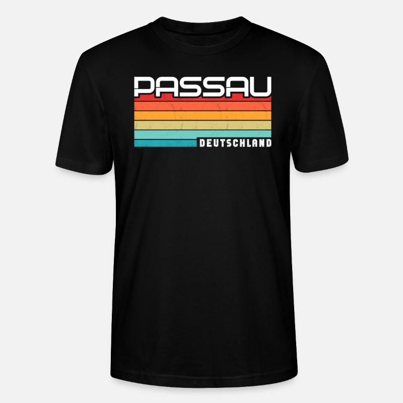 Passauerin Passauer Passau - Stanley/Stella Unisex Bio-T-Shirt CRAFTER - Schwarz