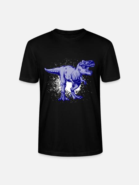 Dinosaurs - Tyrannosaurus Rex - Dino T-Rex - Stanley/Stella CRAFTER Unisex Organic T-Shirt - black