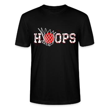 Basketball B-Ball Sport Hoops Idée cadeau - T-shirt bio CRAFTER Stanley Stella Unisexe - noir - Devant - Alina (178cm) & Michal (187cm)