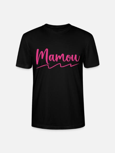 Mamou - T-shirt bio CRAFTER Stanley Stella Unisexe - noir