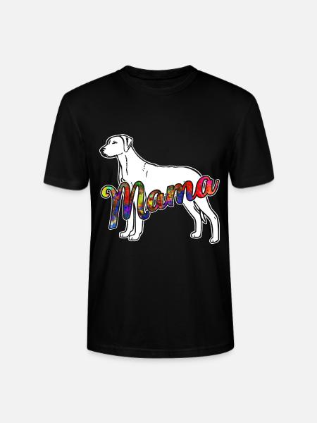 Rhodesian Ridgeback Rhodesian Ridgeback Mama - Stanley/Stella CRAFTER Unisex Organic T-Shirt - black
