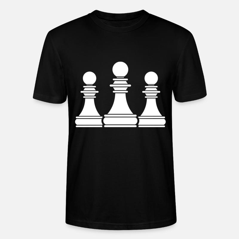 Schach - Stanley/Stella Unisex Bio-T-Shirt CRAFTER - Schwarz