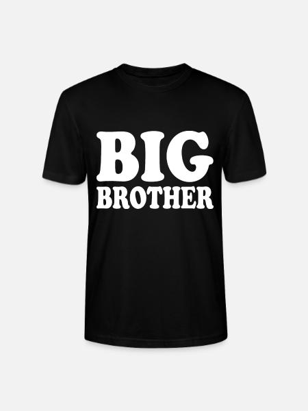 Big brother - Stanley/Stella CRAFTER Unisex Organic T-Shirt - black