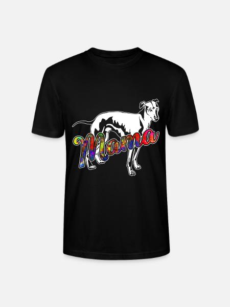 Whippet Whippet Mama - Stanley/Stella CRAFTER Unisex Organic T-Shirt - black