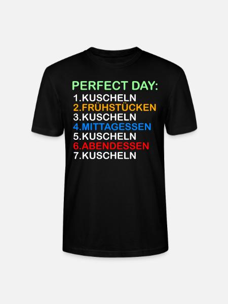 Perfect Day kuscheln - Stanley/Stella Unisex Bio-T-Shirt CRAFTER - Schwarz