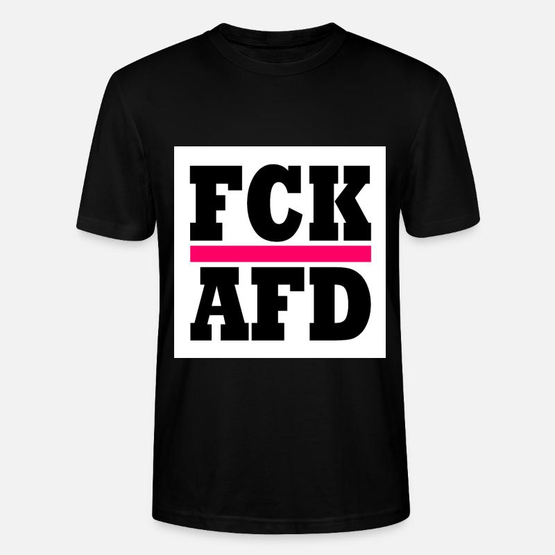 Fck afd - Stanley/Stella Unisex Bio-T-Shirt CRAFTER - Schwarz