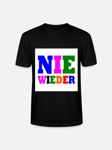 Nie wieder - Stanley/Stella Unisex Bio-T-Shirt CRAFTER - Schwarz