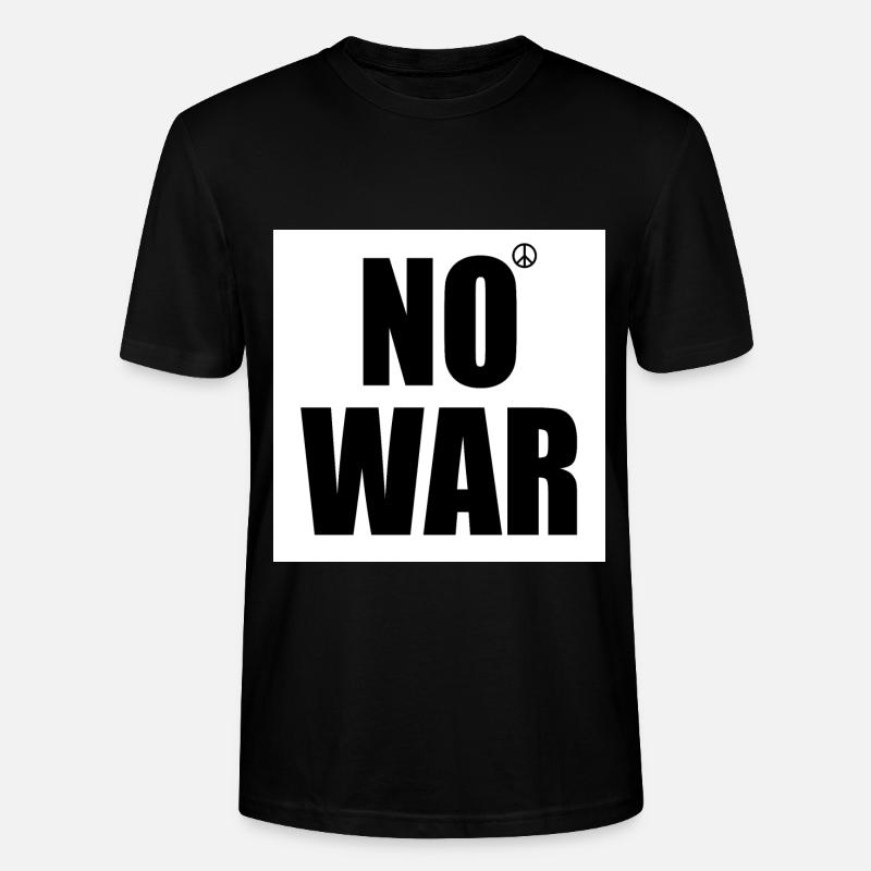 No war - Stanley/Stella Unisex Bio-T-Shirt CRAFTER - Schwarz