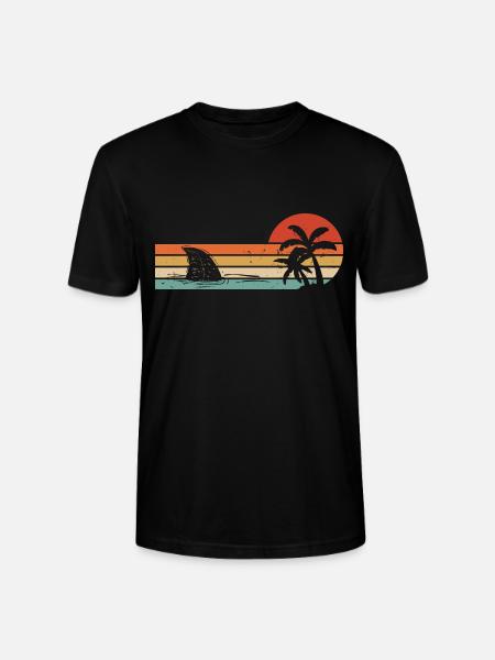 Requin requin - Shark - T-shirt bio CRAFTER Stanley Stella Unisexe - noir