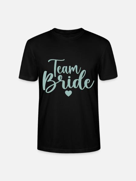 Team bride - Stanley/Stella CRAFTER Unisex Organic T-Shirt - black