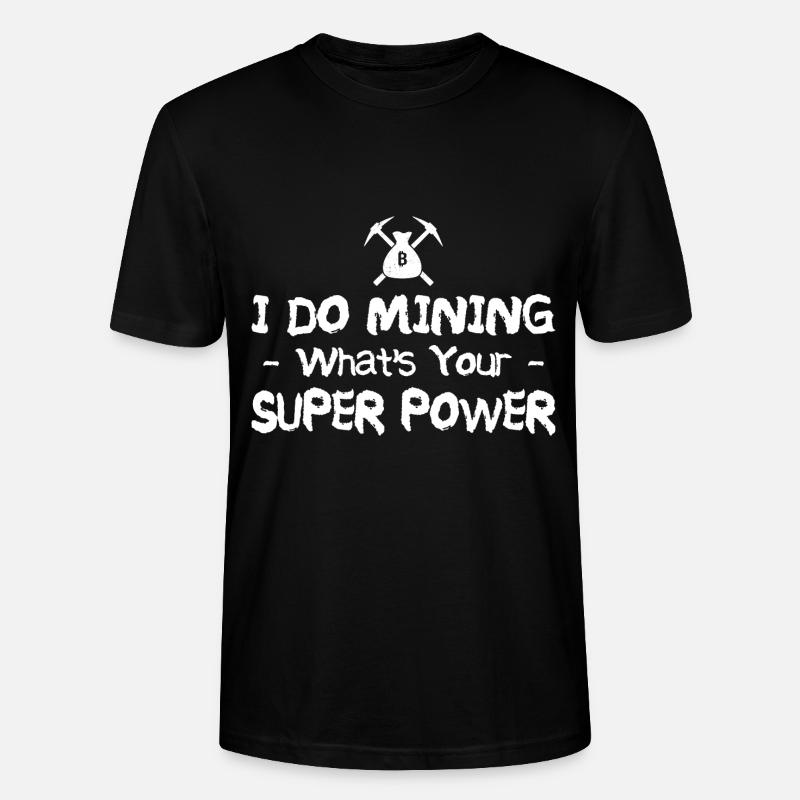 Exploitation minière - T-shirt bio CRAFTER Stanley Stella Unisexe - noir