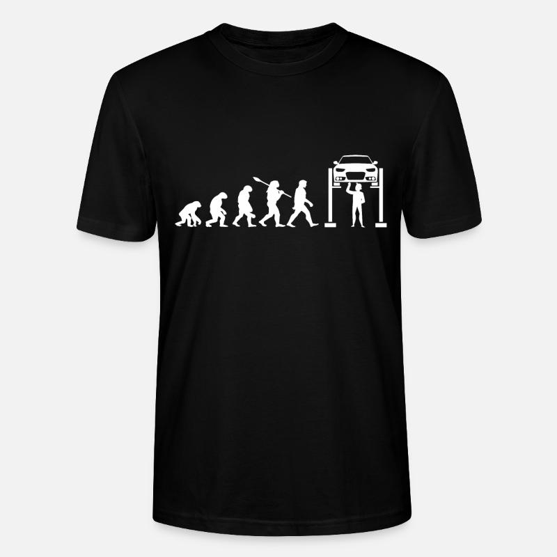 Mechanical evolution - Stanley/Stella CRAFTER Unisex Organic T-Shirt - black