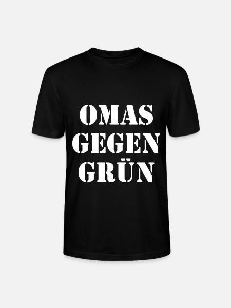 Omas gegen grün - Stanley/Stella Unisex Bio-T-Shirt CRAFTER - Schwarz