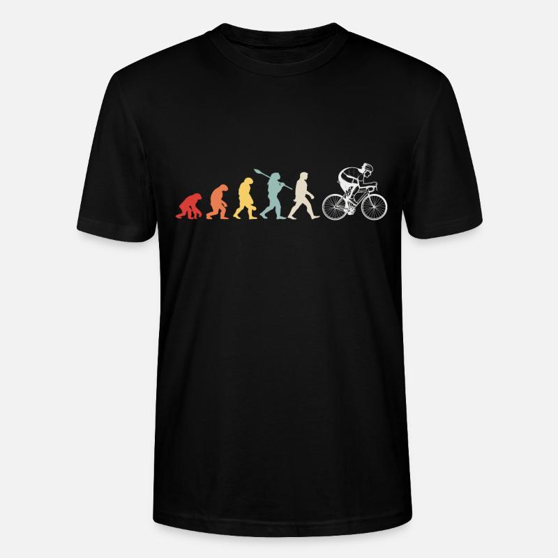 Evolution du cyclisme - T-shirt bio CRAFTER Stanley Stella Unisexe - noir