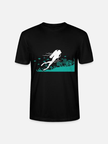 dive - Stanley/Stella CRAFTER Unisex Organic T-Shirt - black
