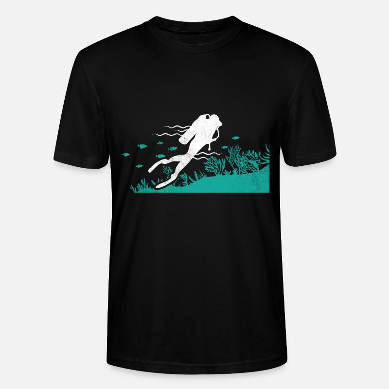 Tauchen - Stanley/Stella Unisex Bio-T-Shirt CRAFTER - Schwarz